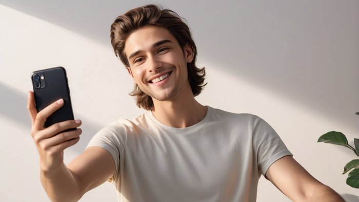 عکس گرفتن با دوربین گوشی