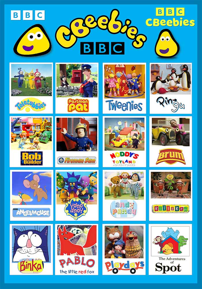 سیبیبیز (CBeebies Shows)
