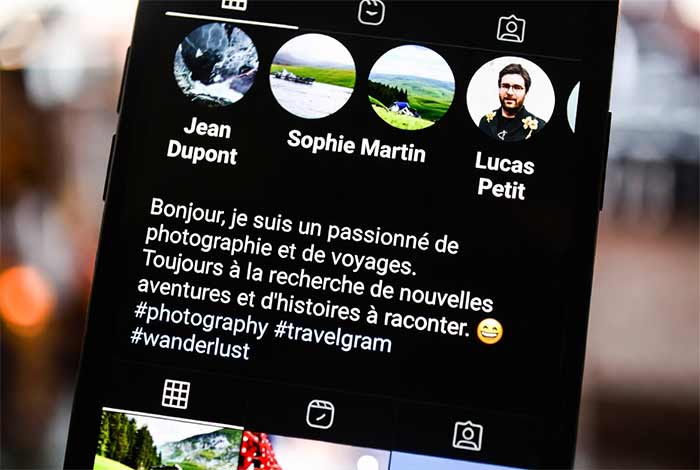 بیو فرانسوی در شبکه های اجتماعی 