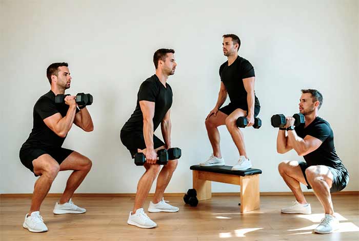 افزایش حجم با دمبل در خانه